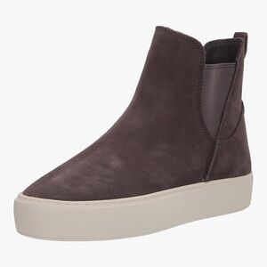 UGG Women's Dark Brown Suede High-Top Sneakers